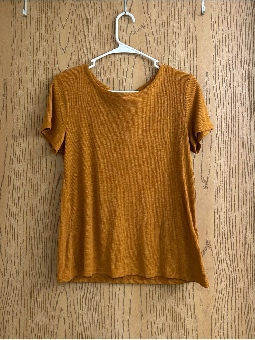 Maurices Short-Sleeve Tee in Mustard Gold